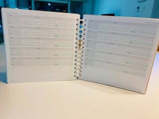 리훈 여러분의 오늘을 채워나갈 수 있도록 도와줄 오늘공부 1년용 스터디플래너 — 3점을 준 리뷰어가 2021년 4월 올린 사용 사진