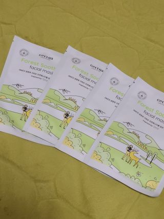 세뚜아(Cettua) 나우[세뚜아] 포레스트 수딩 마스크 Cettual Forest  Soothing Mask 4매 — 5점을 준 리뷰어가 2024년 3월 올린 사용 사진