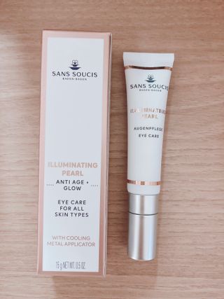 산수시 일루미네이팅 펄 영양 다크서클 스틱 아이 크림 케어 15ml — 4점을 준 리뷰어가 2021년 6월 올린 사용 사진