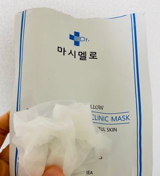 닥터마시멜로 닥터마스멜로 마블러스 아쿠아 클리닉 마스크 — 5점을 준 리뷰어가 2021년 3월 올린 사용 사진