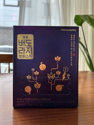 광동생활건강 프리 [광동] 배도라지 쌍화스틱 10mL x 100포 — 5점을 준 리뷰어가 2025년 3월 올린 사용 사진
