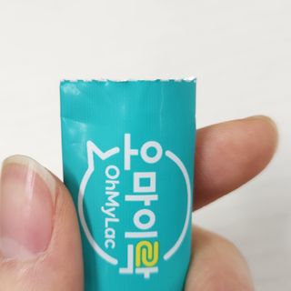 [유산균] 오마이락 장편한습관 프로바이오틱스 30P — 5점을 준 리뷰어가 2022년 11월 올린 사용 사진