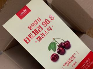 미스비 몽모랑시 타트체리 96.8 젤리스틱 — 5점을 준 리뷰어가 2021년 2월 올린 사용 사진