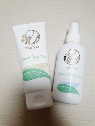 mom e 맘이 내추럴 베이비 케어 크림+바디오일 — 4점을 준 리뷰어가 2021년 2월 올린 사용 사진
