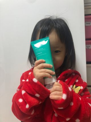 김정문알로에 큐어 큐어 맥시 알로에베라 겔 크림 — 5점을 준 리뷰어가 2021년 3월 올린 사용 사진
