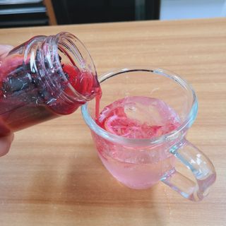 공간알파 시그니처 엘더플라워코디얼 + 핑크레몬청 2종 세트 — 5점을 준 리뷰어가 2021년 12월 올린 사용 사진