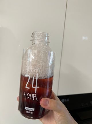 클린24시간 1BOX(5포) + 전용보틀(500ml) — 4점을 준 리뷰어가 2023년 3월 올린 사용 사진