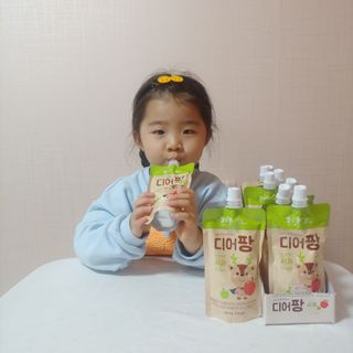 [몸엔용] 우리 아이 건강간식, 달콤한 녹용곤약젤리 디어팡 4종 — 5점을 준 리뷰어가 2022년 4월 올린 사용 사진