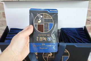 광동생활건강 [광동] 바르게 만든 녹용, 광동정녹청 30포. — 5점을 준 리뷰어가 2022년 1월 올린 사용 사진