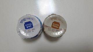매일바이오 그릭요거트 오리지널 플레인 4개, 로스터리 커피믹스 4개 — 3점을 준 리뷰어가 2021년 12월 올린 사용 사진