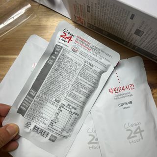 클린24시간 1BOX(5포) + 전용보틀(500ml) — 5점을 준 리뷰어가 2023년 7월 올린 사용 사진