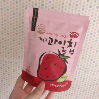 아비삭 과일칩 딸기, 감, 포도, 바나나 4종 — 4.5점을 준 리뷰어가 2021년 8월 올린 사용 사진