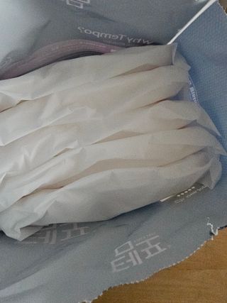 N[템포 ] 패드 내추럴 순면 입는 오버나이트 5P * 2개 — 5점을 준 리뷰어가 2024년 2월 올린 사용 사진
