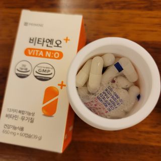 프리마인 성큼다가온 봄, 이너뷰티를 챙겨야 피부도 화사하게, 컨디션도 활기차게. 흡수율을 높인 고효율 비타민. — 5점을 준 리뷰어가 2022년 9월 올린 사용 사진