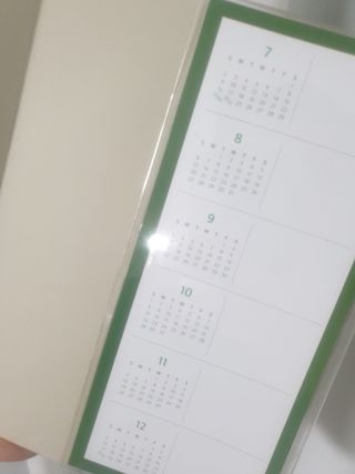 리훈 2023년 아이라이크 모눈 다이어리 미니달력 세트 — 5점을 준 리뷰어가 2022년 12월 올린 사용 사진