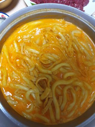 [푸딩팩토리] 로제누들떡볶이 500g / 까르보나라크림누들떡볶이 500g — 5점을 준 리뷰어가 2022년 7월 올린 사용 사진