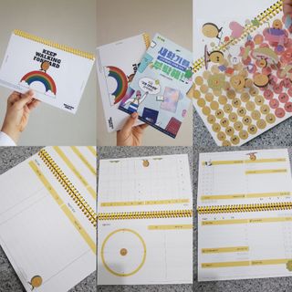 리훈 차일드라이크 워킹스마일 초등학생 스터디 플래너 — 5점을 준 리뷰어가 2022년 3월 올린 사용 사진