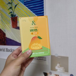 비타앤C 레몬맛, 망고맛 — 5점을 준 리뷰어가 2021년 6월 올린 사용 사진