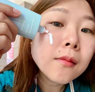 아이레시피 마일드 히알루로닉 모이스트 업 선스크린 SPF50+ PA++++ — 5점을 준 리뷰어가 2023년 6월 올린 사용 사진