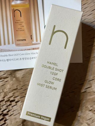 하멜 비건 더블샷 12GF 코어 글로우 미스트 세럼 — 4.5점을 준 리뷰어가 2022년 9월 올린 사용 사진