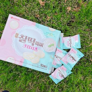 롯데제과 찰떡파이 크림치즈 — 4점을 준 리뷰어가 2021년 5월 올린 사용 사진