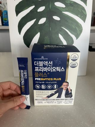 메이준뉴트리 더블액션 프리바이오틱스 플러스+ — 5점을 준 리뷰어가 2021년 4월 올린 사용 사진