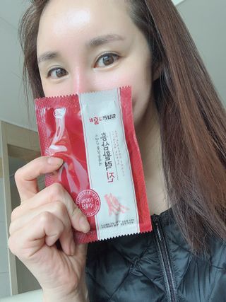 힘내라김홍삼 홍삼활력진 50ml x 5포 — 4점을 준 리뷰어가 2021년 4월 올린 사용 사진