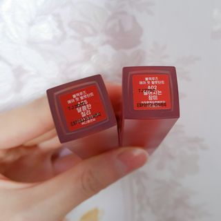 [블랙루즈] 에어 핏 벨벳틴트 시즌1 7종 중 택1+랜덤1 — 5점을 준 리뷰어가 2021년 1월 올린 사용 사진