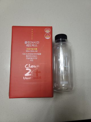 클린24시간 레드박스 1BOX(5포) + 전용보틀(500ml) — 5점을 준 리뷰어가 2024년 3월 올린 사용 사진