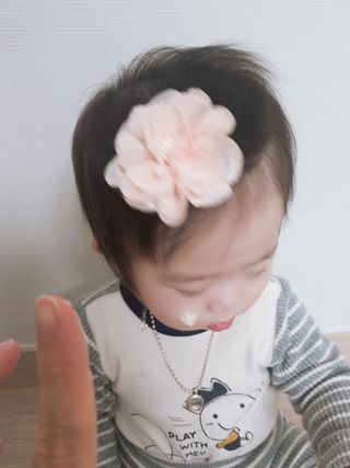 mom e 맘이 내추럴 베이비 케어 샴푸앤바스+로션 — 5점을 준 리뷰어가 2021년 1월 올린 사용 사진