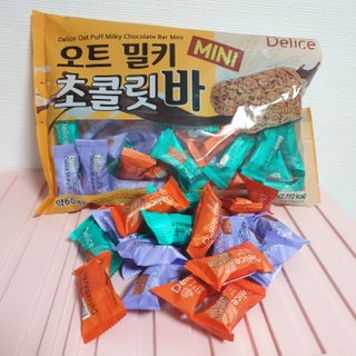 델리스 오트 밀키 초콜릿 바 — 5점을 준 리뷰어가 2022년 4월 올린 사용 사진