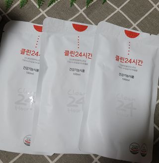 클린24시간 1BOX(5포) + 전용보틀(500ml) — 5점을 준 리뷰어가 2022년 10월 올린 사용 사진