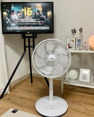 엠엔 서큘레이터형 선풍기 FCN-35GB — 5점을 준 리뷰어가 2021년 6월 올린 사용 사진