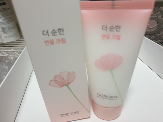 스와니코코 더 순한 연꽃 크림 리뷰 사진