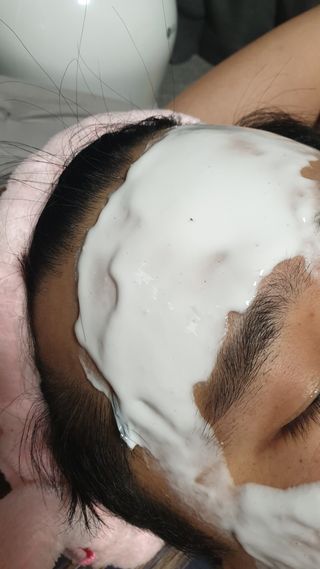 메디필 레드 락토 콜라겐 모델링 팩 — 5점을 준 리뷰어가 2021년 3월 올린 사용 사진