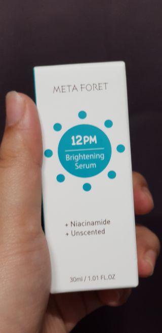 메타포레 12PM 브라이트닝 세럼 — 5점을 준 리뷰어가 2021년 9월 올린 사용 사진