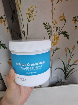 약손명가코스메틱 에오스보떼 뉴트리브 크림 마스크 솔트 500ml — 3점을 준 리뷰어가 2022년 1월 올린 사용 사진