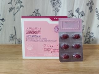 광동생활건강 [다시 쌓는 피부장벽] 광동 스킨솔루션 세라마이드 60캡슐 — 5점을 준 리뷰어가 2023년 6월 올린 사용 사진