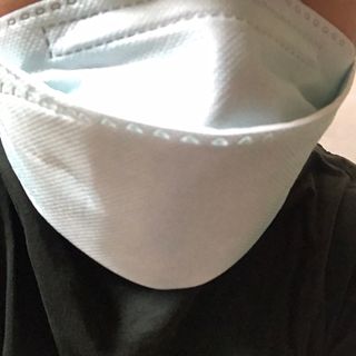 [이지아 마스크] 애니가드 더솔루션마스크 KF80 대형 컬러 4종 — 5점을 준 리뷰어가 2021년 7월 올린 사용 사진