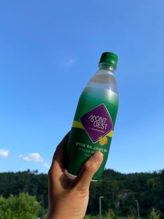 몽베스트 Montbest with Sparkling water Lemon OR Lime 20병(랜덤) — 4점을 준 리뷰어가 2022년 8월 올린 사용 사진