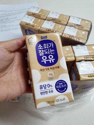 소화가 잘되는 우유 국산 5곡 미숫가루 — 5점을 준 리뷰어가 2021년 9월 올린 사용 사진