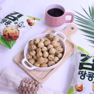 오리온 오징어땅콩의 짭짤고소 신제품, 구운김땅콩 — 5점을 준 리뷰어가 2022년 5월 올린 사용 사진