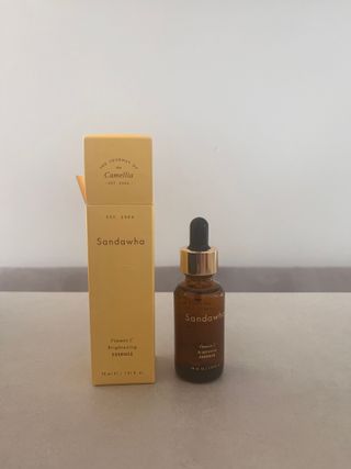 스킨큐어 산다화 비타민c 화이트닝 에센스 30ml — 4.5점을 준 리뷰어가 2023년 7월 올린 사용 사진