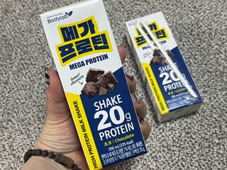바디랩 프로틴음료 단백질쉐이크 메가프로틴 — 3.5점을 준 리뷰어가 2022년 4월 올린 사용 사진