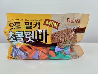 델리스 오트 밀키 초콜릿 바 — 5점을 준 리뷰어가 2022년 4월 올린 사용 사진