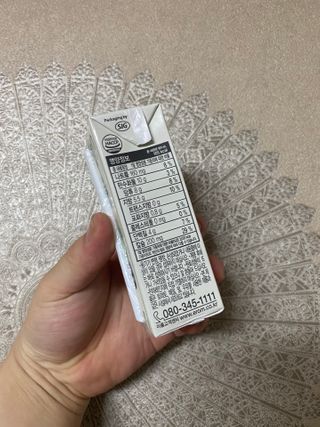 이롬 erom 황성주박사의 국산콩 두유 검은콩 고칼슘 — 5점을 준 리뷰어가 2020년 12월 올린 사용 사진