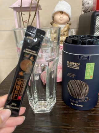 프리마인 자체 기업부설 연구소에서 찾아낸 건강한 수면의 비밀.  슬립토 플러스 30포 — 5점을 준 리뷰어가 2021년 9월 올린 사용 사진