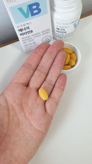 뉴트립맥스(NUTRIPMAX) 뉴트립맥스 에너지 비타민B 700mg 30정 1개월분 고함량 비타민 — 5점을 준 리뷰어가 2021년 7월 올린 사용 사진