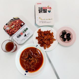 [닭집아들] 직화마라국물닭발 & 직화닭오돌뼈 — 5점을 준 리뷰어가 2024년 4월 올린 사용 사진