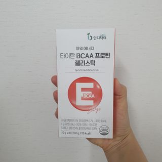 [인디닥터] 타이탄 BCAA 프로틴 젤리스틱 — 3.5점을 준 리뷰어가 2022년 5월 올린 사용 사진